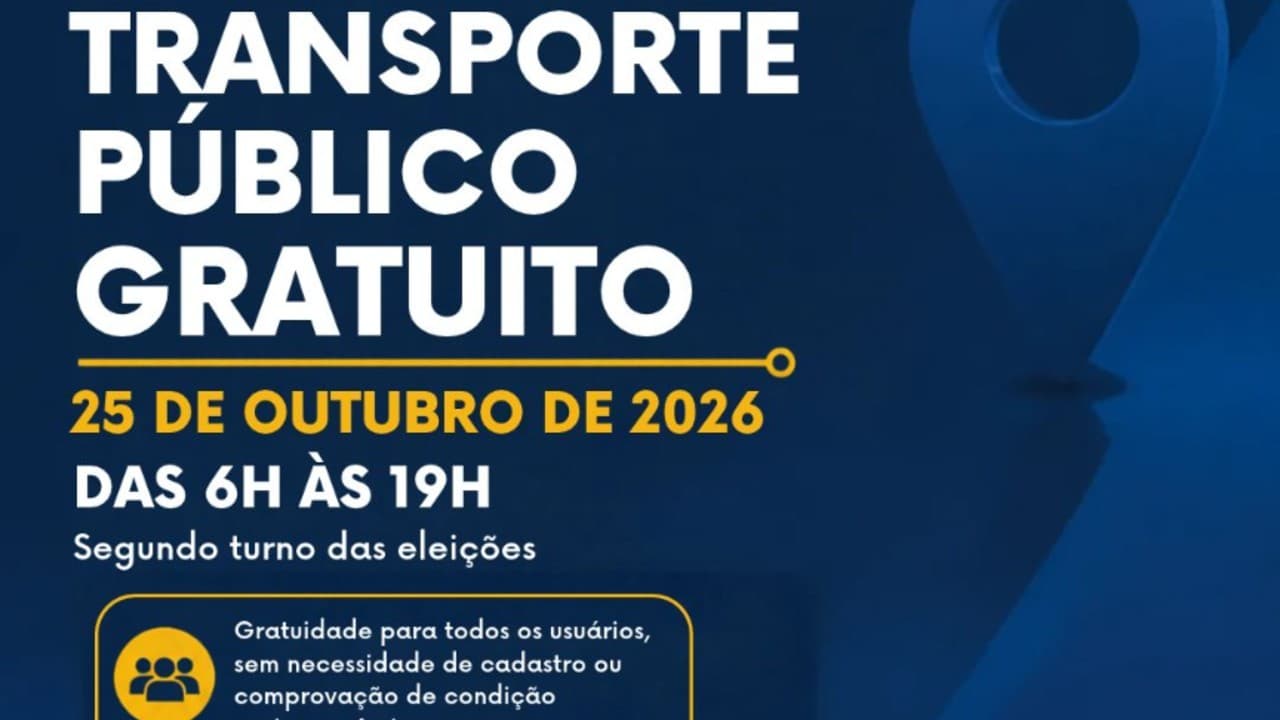 Decreto determinou gratuidade no transporte público no dia da eleição